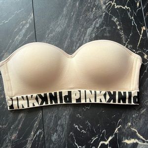 Victoria’s Secret Pink strapless bra